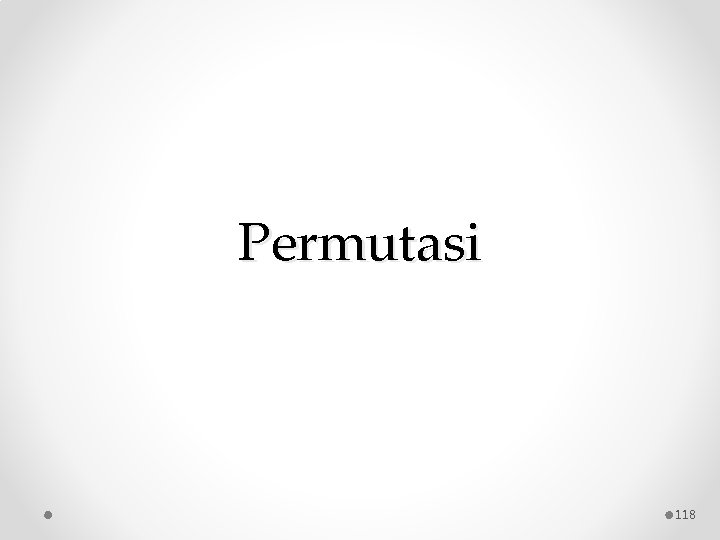 Permutasi 118 