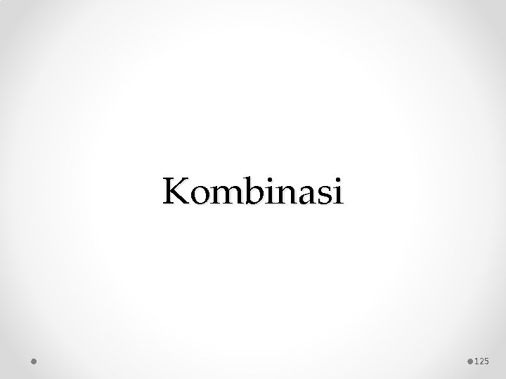 Kombinasi 125 