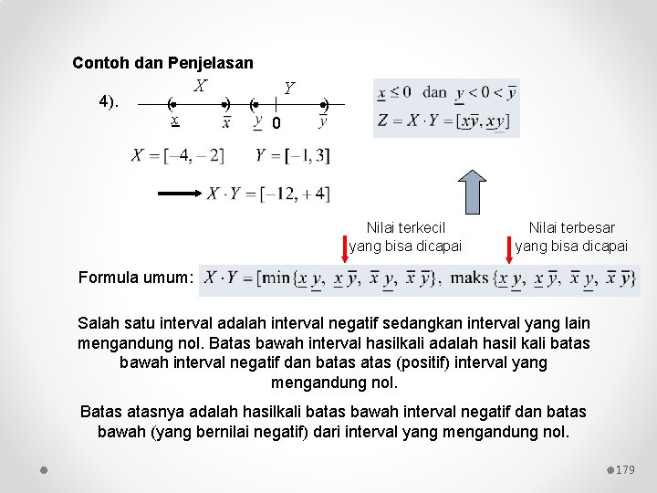 Contoh dan Penjelasan 4). ( x X ) Y ( ) 0 Nilai terkecil