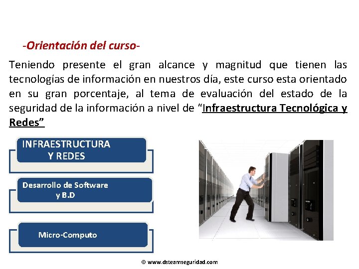 -Orientación del curso. Teniendo presente el gran alcance y magnitud que tienen las tecnologías -Orientación del curso. Teniendo presente el gran alcance y magnitud que tienen las tecnologías