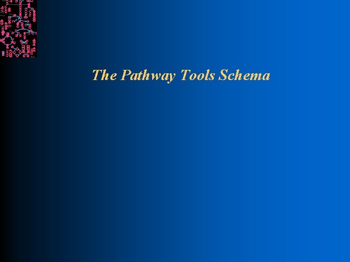 The Pathway Tools Schema 