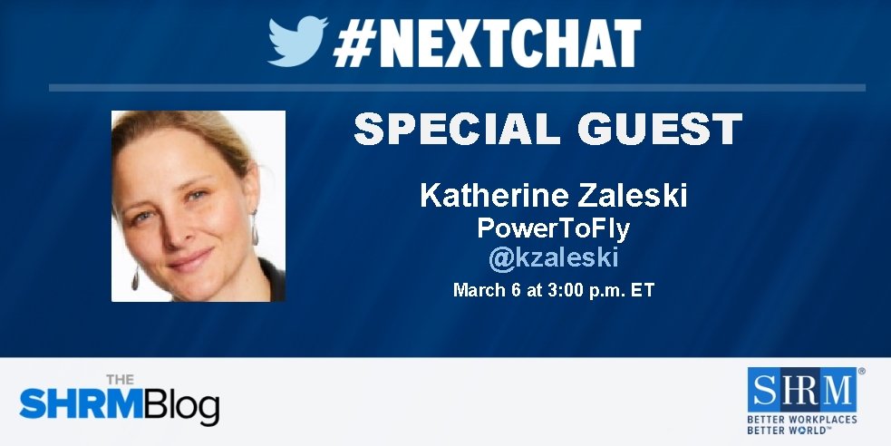 SPECIAL GUEST Katherine Zaleski Power. To. Fly @kzaleski March 6 at 3: 00 p.