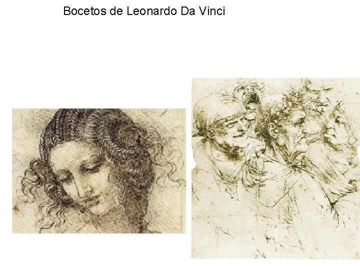 Bocetos de Leonardo Da Vinci • 