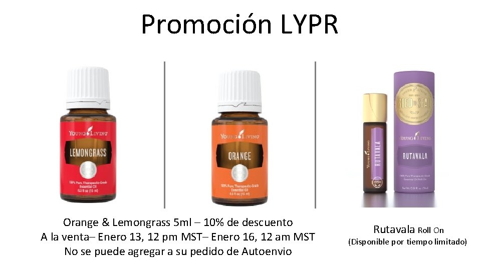 Promoción LYPR Orange & Lemongrass 5 ml – 10% de descuento A la venta–