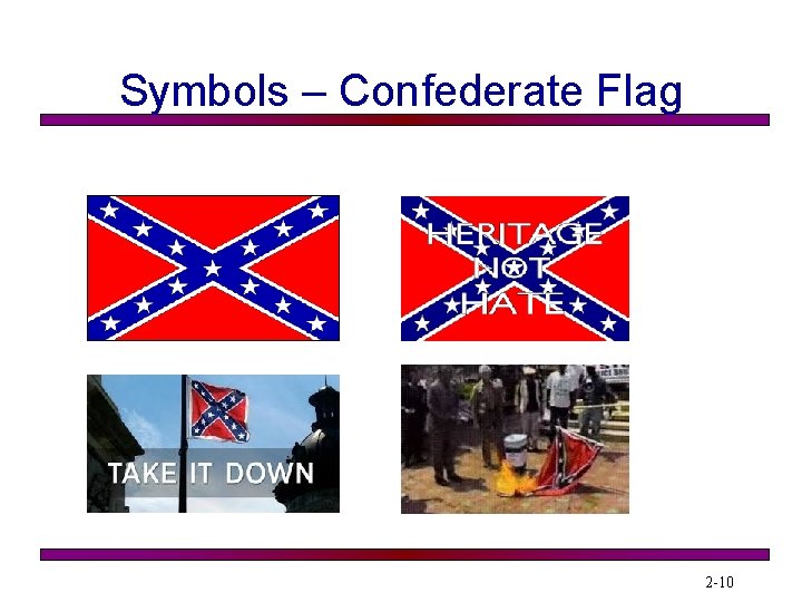 Symbols – Confederate Flag 2 -10 