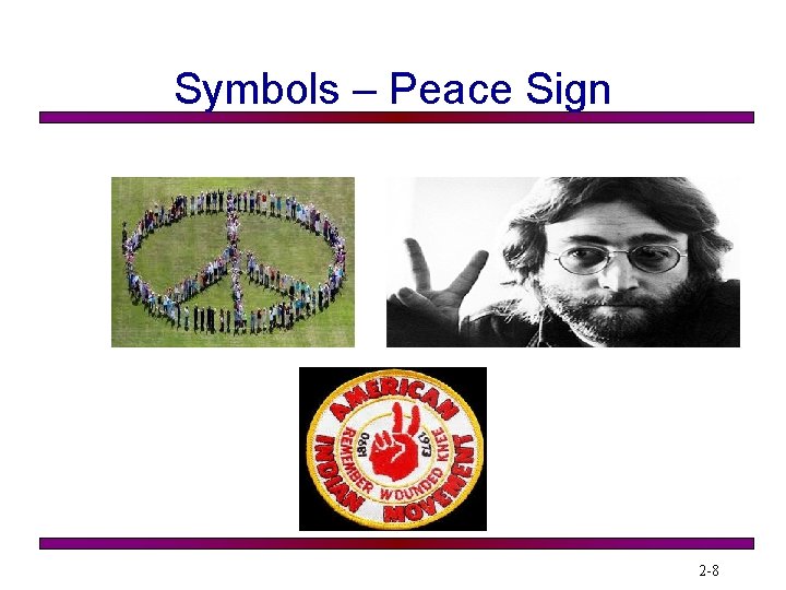 Symbols – Peace Sign 2 -8 