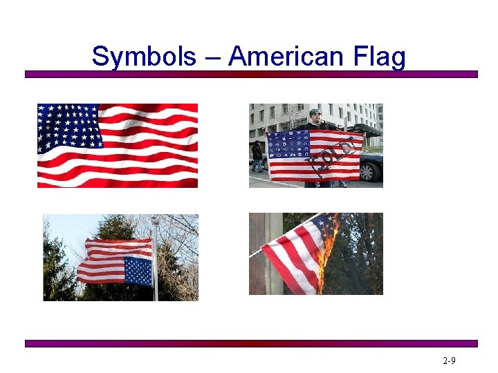 Symbols – American Flag 2 -9 