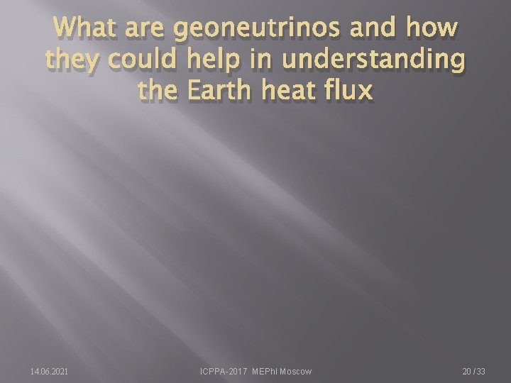 What are geoneutrinos and how they could help in understanding the Earth heat flux