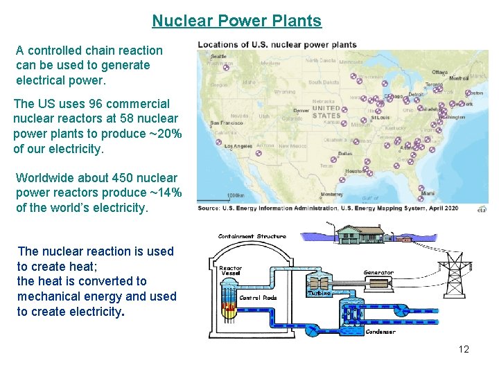 Nuclear Power Plants A controlled chain reaction can be used to generate electrical power. Nuclear Power Plants A controlled chain reaction can be used to generate electrical power.