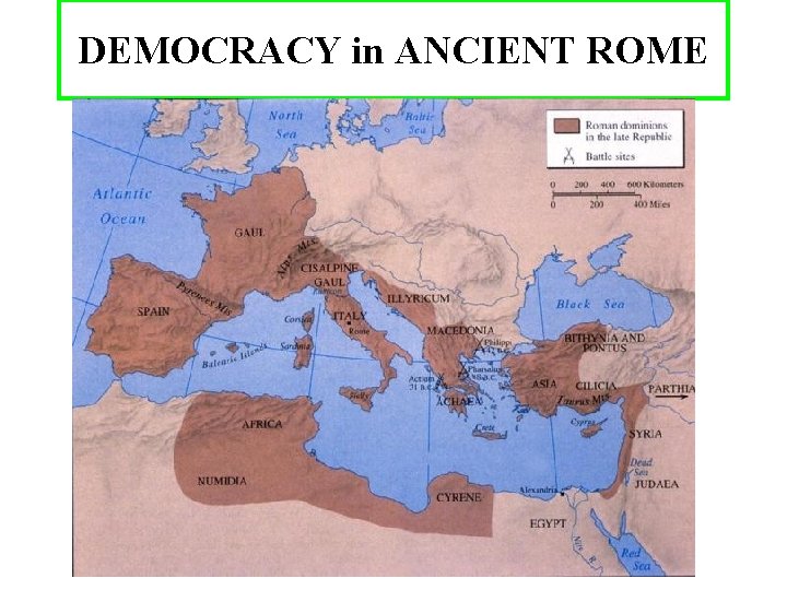 DEMOCRACY in ANCIENT ROME 