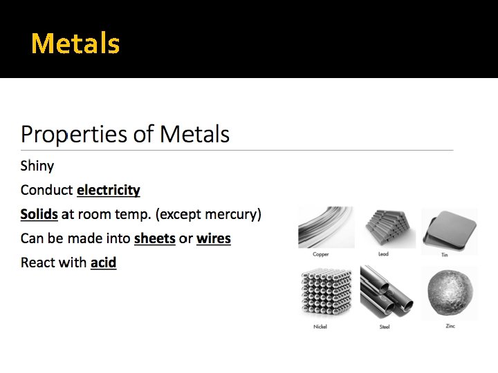 Metals 