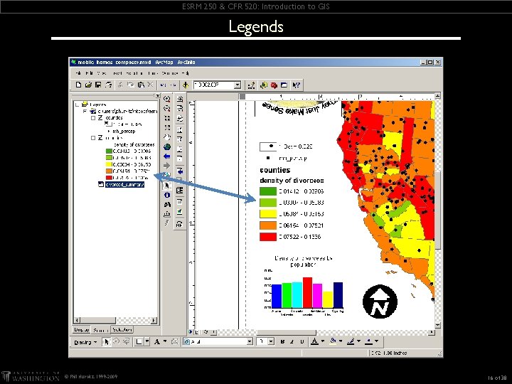 ESRM 250 & CFR 520: Introduction to GIS Legends © Phil Hurvitz, 1999 -2009