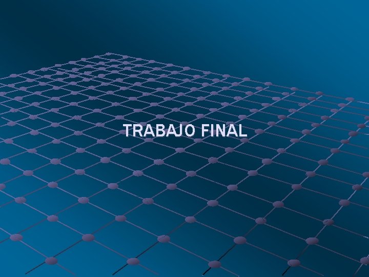 TRABAJO FINAL 