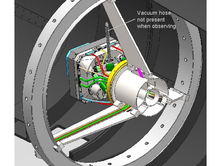 Vacuum hose not present when observing 