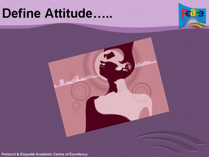 Define Attitude…. . 