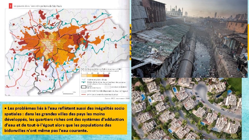  • L'eau peut également être polluée par les rejets agricoles, industriels et urbains…