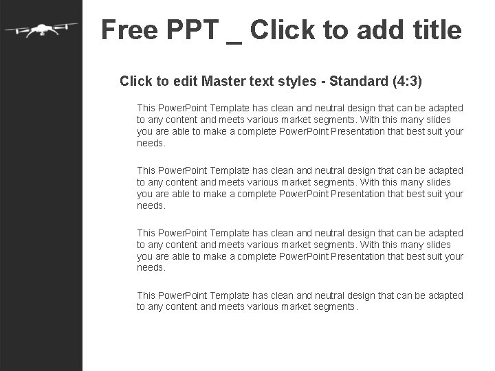 Free PPT _ Click to add title Click to edit Master text styles -