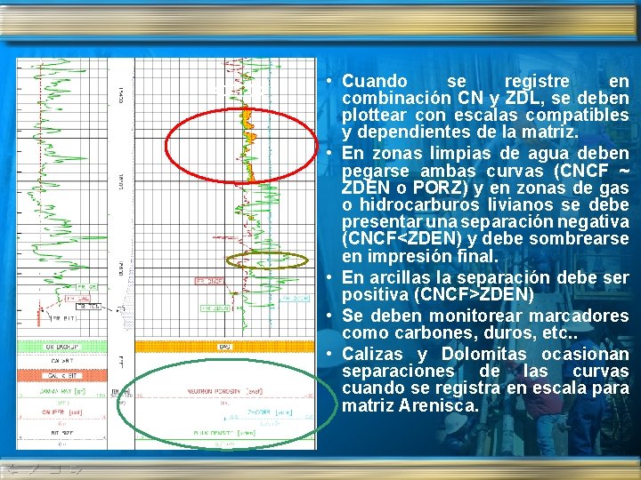  • Cuando se registre en combinación CN y ZDL, se deben plottear con