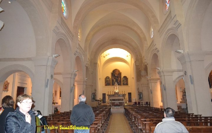 L’église Saint-Sébastien. 
