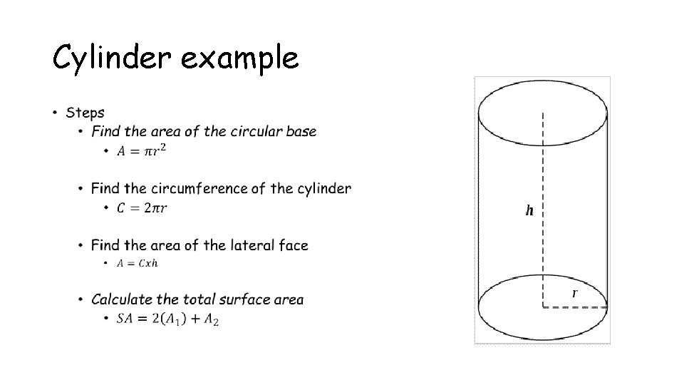 Cylinder example • 