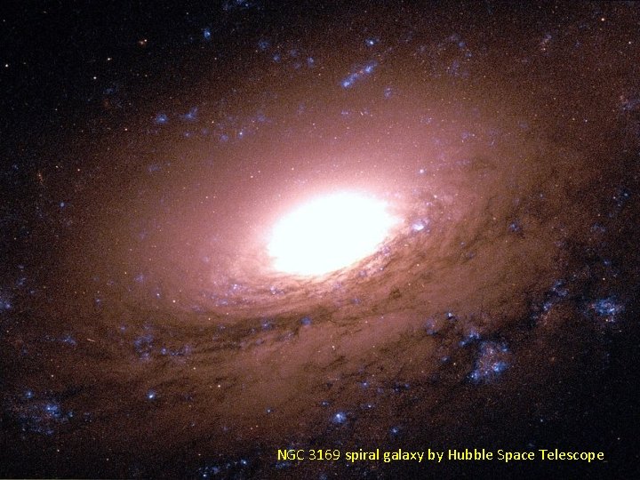 NGC 3169 spiral galaxy by Hubble Space Telescope 