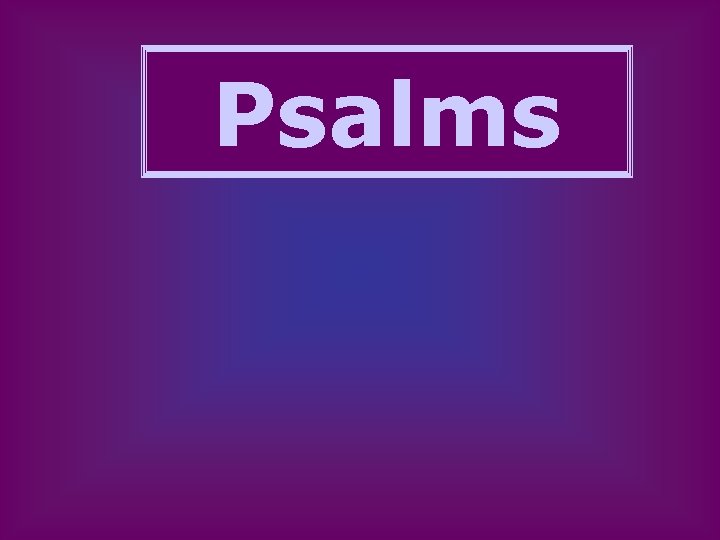 Psalms 