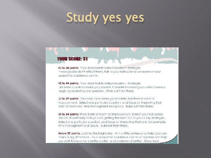 BECOMING A MASTER STUDENT Type of Learner Im