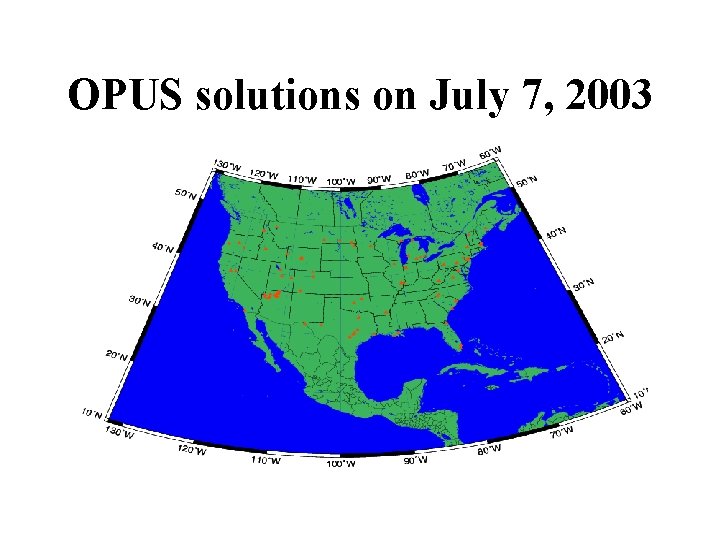 OPUS solutions on July 7, 2003 