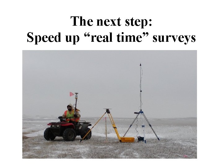 The next step: Speed up “real time” surveys 