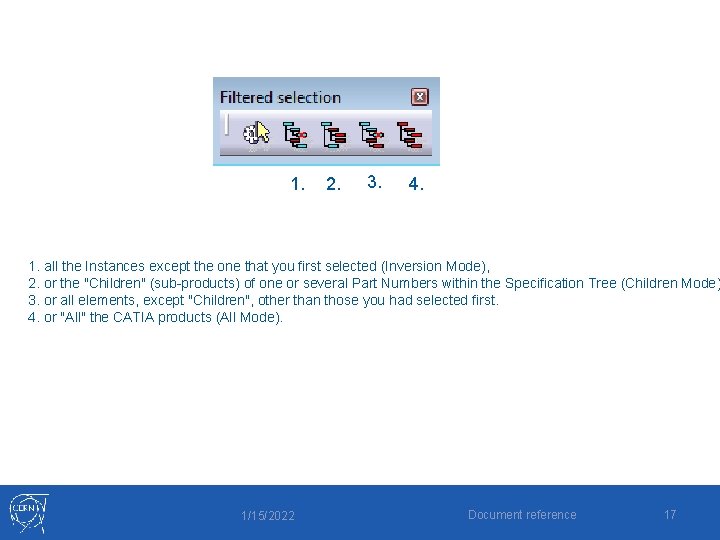 1. 2. 3. 4. 1. all the Instances except the one that you first