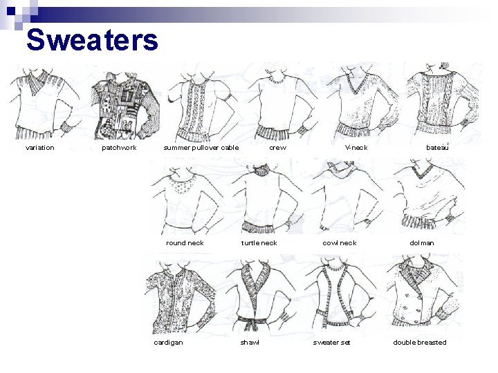 Sweaters variation patchwork summer pullover cable round neck cardigan crew turtle neck shawl V-neck