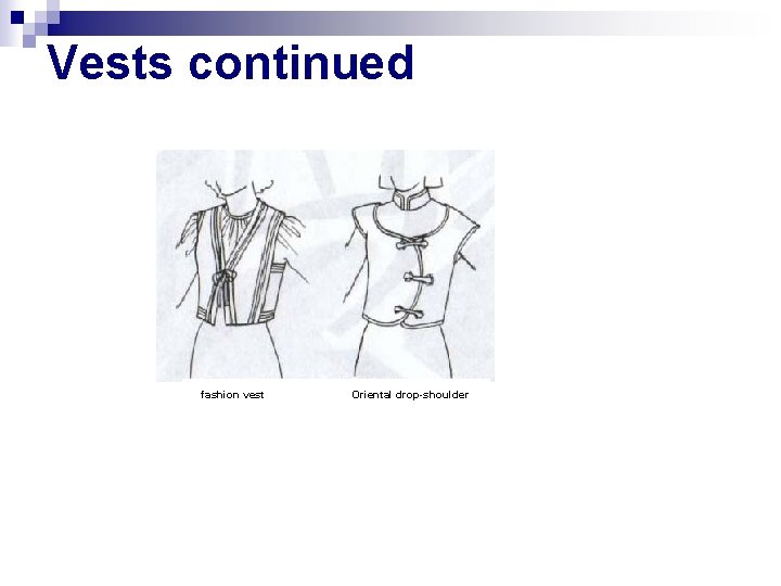 Vests continued fashion vest Oriental drop-shoulder 