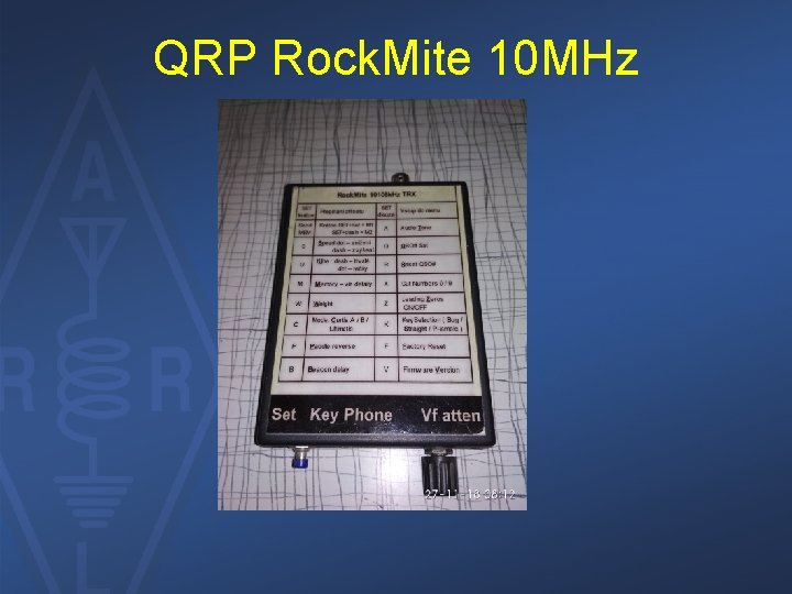 QRP Rock. Mite 10 MHz 