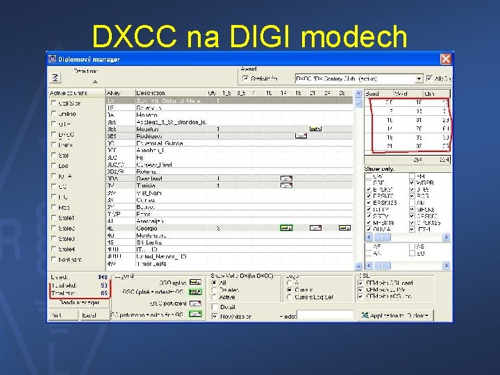 DXCC na DIGI modech 