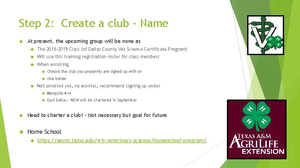 Step 2: Create a club - Name At present, the upcoming group will be