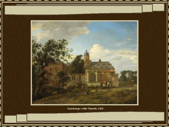 Landscape with Church, 1672 