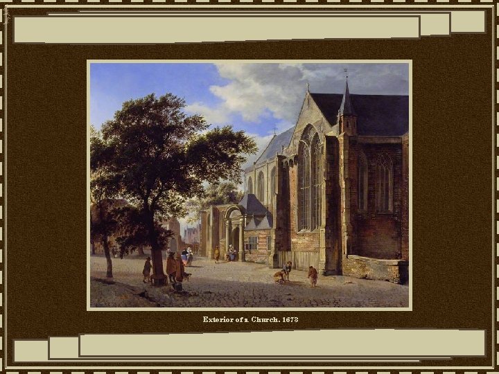 Exterior of a Church, 1673 