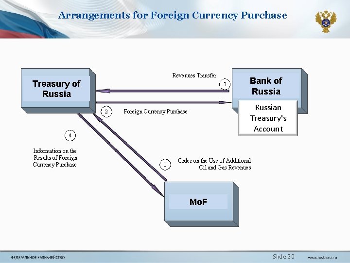 Arrangements for Foreign Currency Purchase Revenues Transfer Treasury of Russia 3 2 Russian Treasury's Arrangements for Foreign Currency Purchase Revenues Transfer Treasury of Russia 3 2 Russian Treasury's