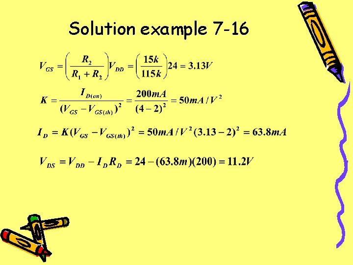 Solution example 7 -16 