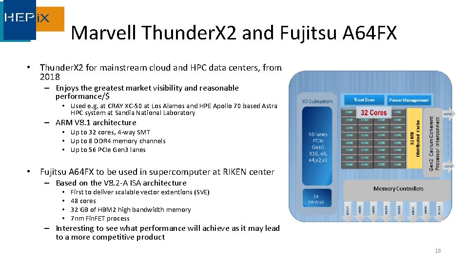 Marvell Thunder. X 2 and Fujitsu A 64 FX • Thunder. X 2 for