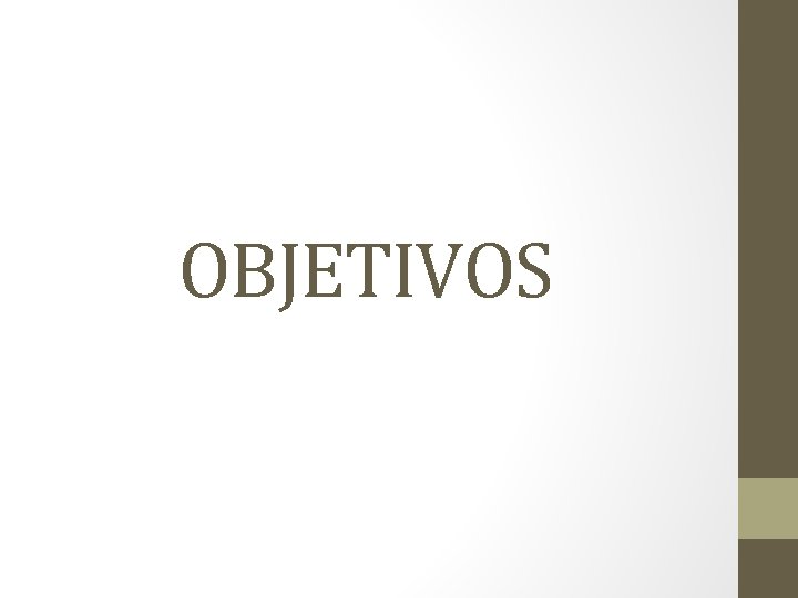 OBJETIVOS 