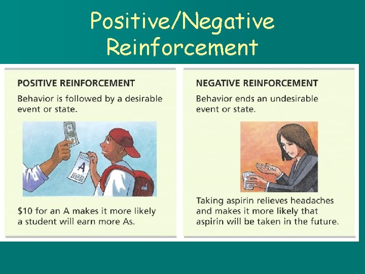 Positive/Negative Reinforcement 