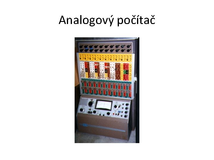 Analogový počítač 