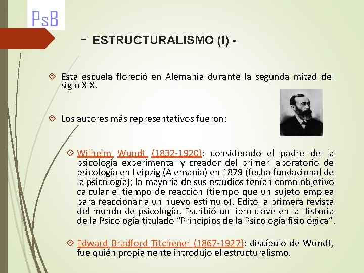 - ESTRUCTURALISMO (I) Esta escuela floreció en Alemania durante la segunda mitad del siglo