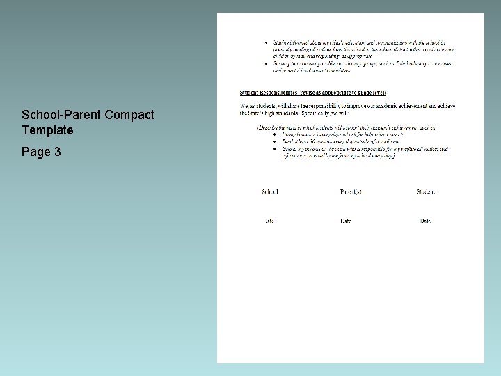 School-Parent Compact Template Page 3 