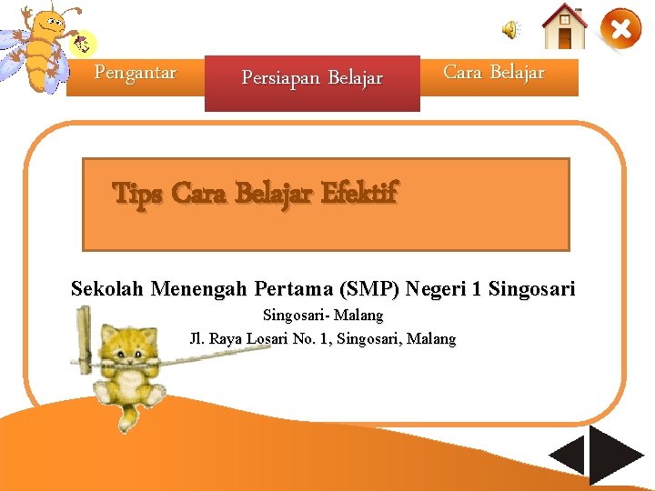 Pengantar Persiapan Belajar Cara Belajar Tips Cara Belajar Efektif Sekolah Menengah Pertama (SMP) Negeri