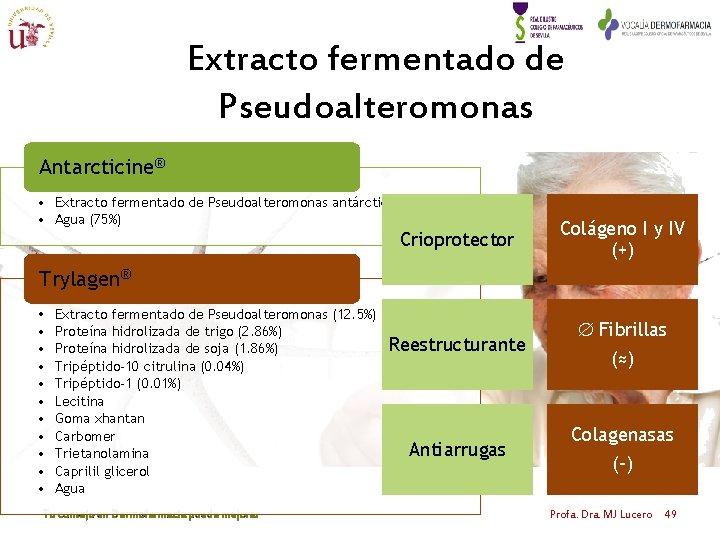 Extracto fermentado de Pseudoalteromonas Antarcticine® • Extracto fermentado de Pseudoalteromonas antárctica (25%) • Agua Extracto fermentado de Pseudoalteromonas Antarcticine® • Extracto fermentado de Pseudoalteromonas antárctica (25%) • Agua