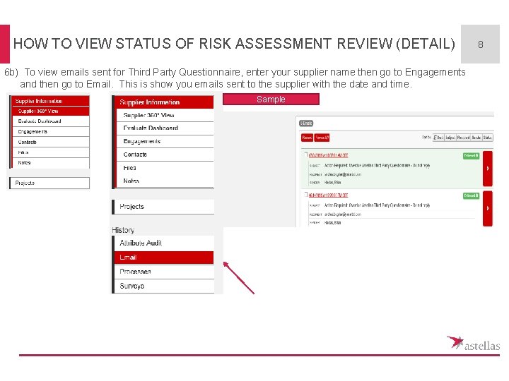 Review Risk Alert HOW TO VIEW STATUS OF RISK ASSESSMENT REVIEW