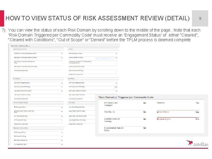 Options For Risk Status HOW TO VIEW STATUS OF RISK ASSESSMENT REVIEW