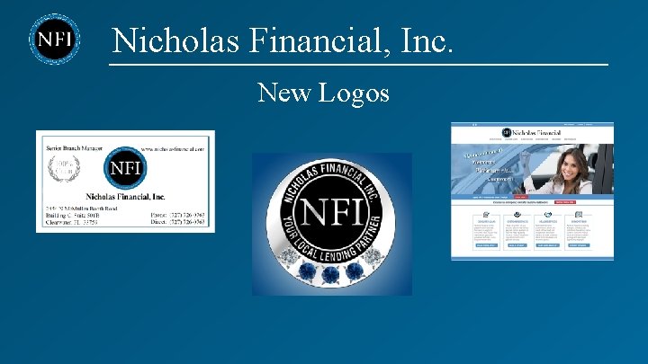 Nicholas Financial, Inc. New Logos 